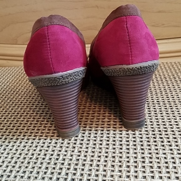 NWOT Burgundy Wedge Loafer - Picture 5 of 8